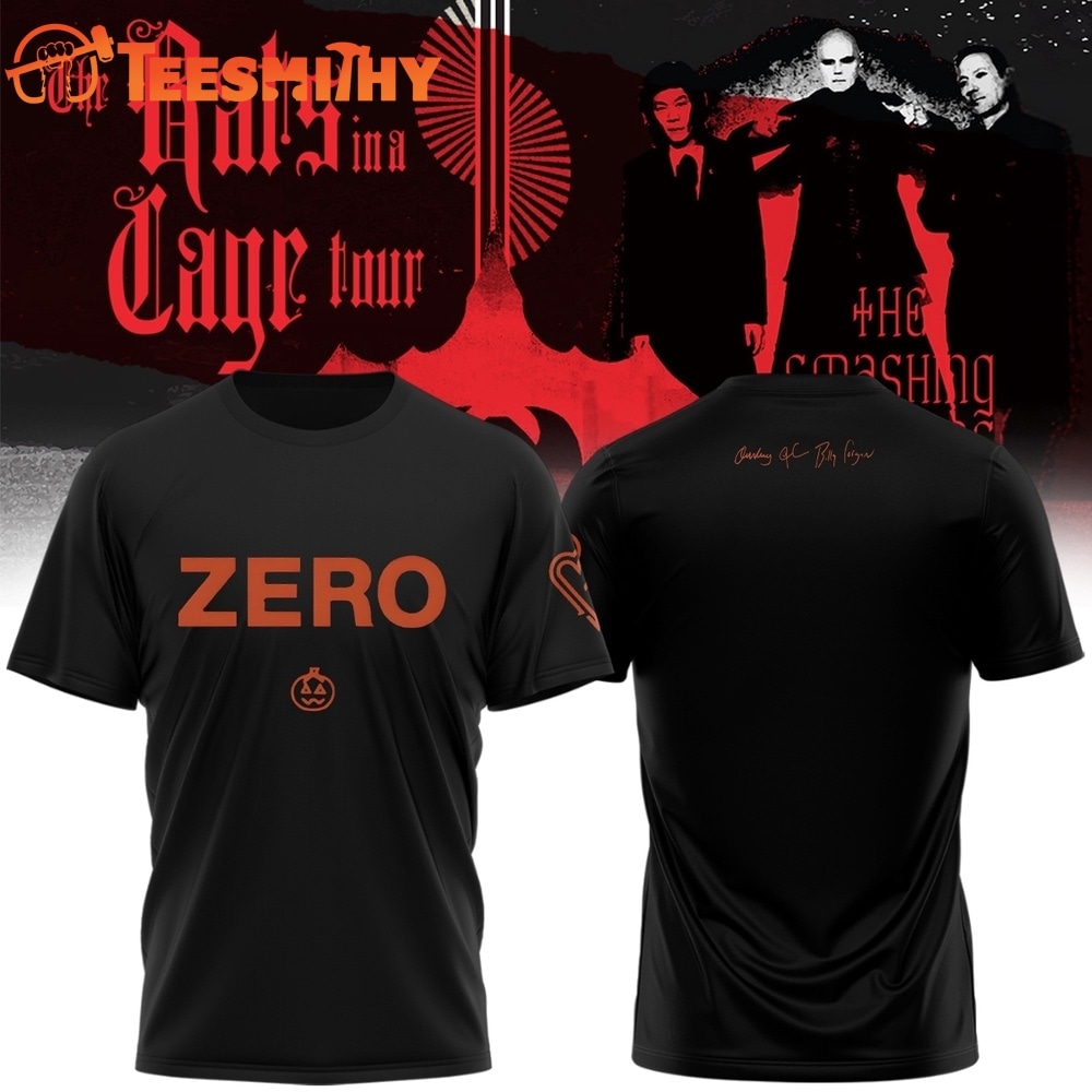 The Smashing Pumpkins The Rats In A Cage Tour 2026 Black T Shirt