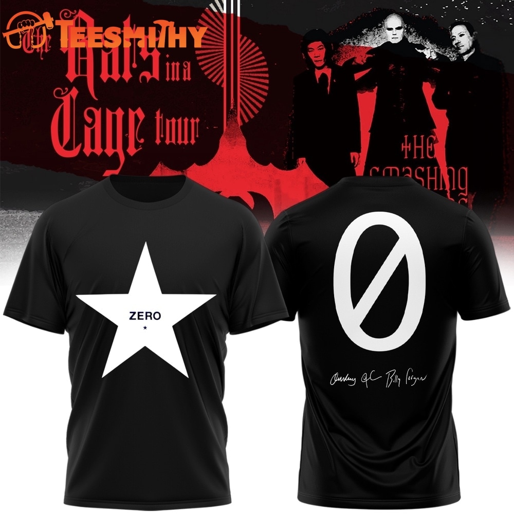 The Smashing Pumpkins The Rats In A Cage Tour 2026 Signature 3D Shirt