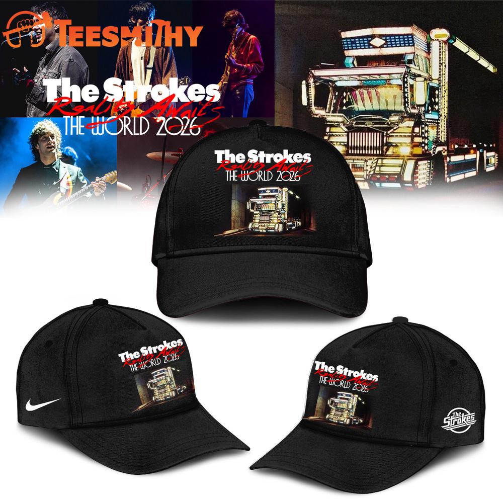 The Strokes Reality Awaits World Tour 2026 Signature Classic Cap