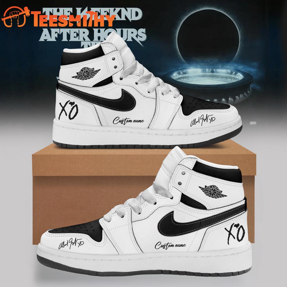 The Weeknd 2026 After Hours Till Dawn Tour Signature Air Jordan 1 Shoes