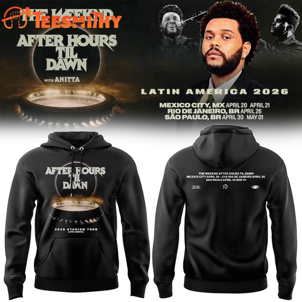 The Weeknd After Hours Til Dawn 2026 Tour Limited Edition Hoodie