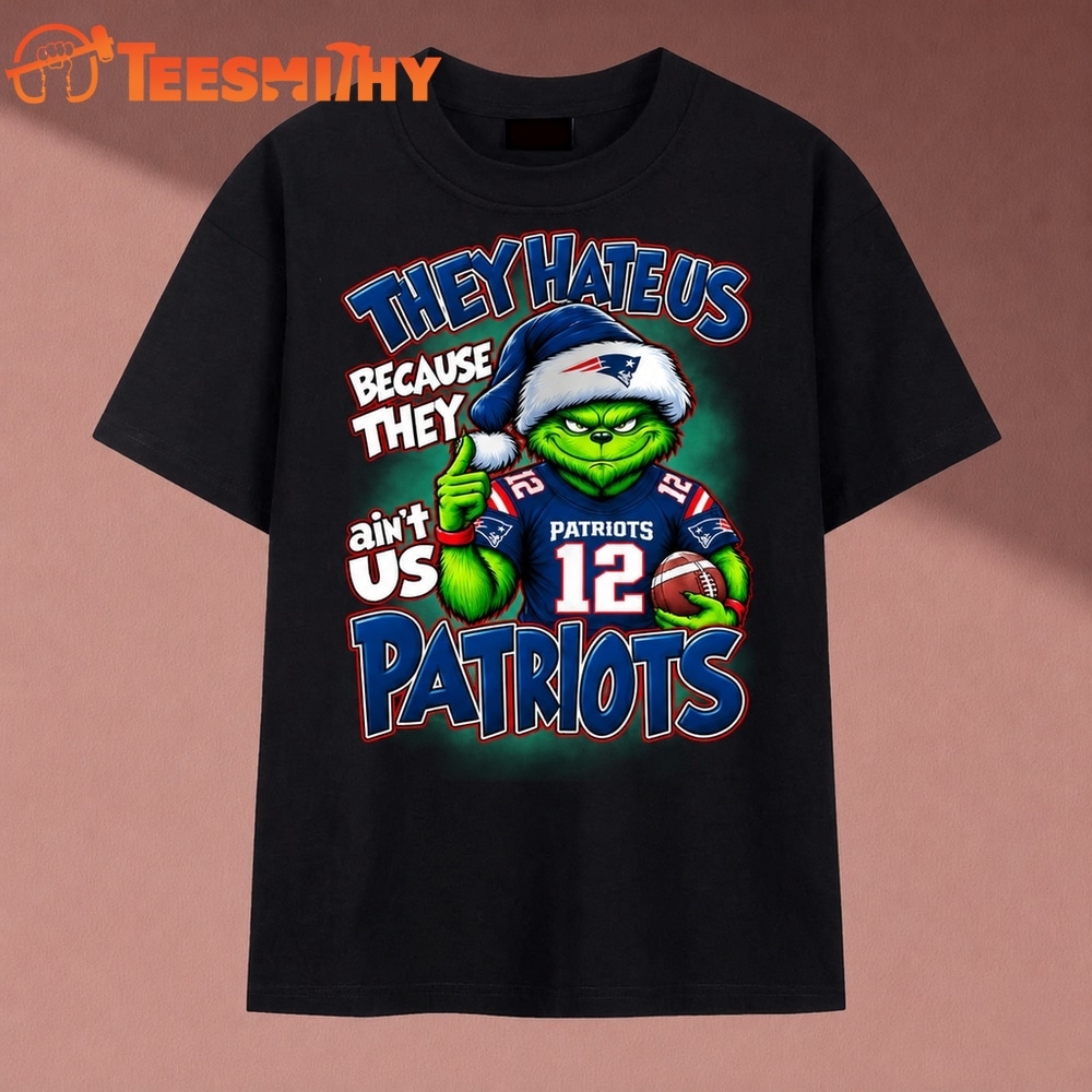 They Hate Us Because They Ain't Us Patriots Grinch Christmas 2026 T Shirt