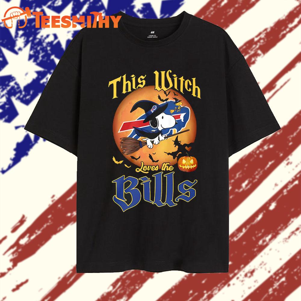 This Witch Halloween Love The Buffalo Bills 2025 NFL T Shirt