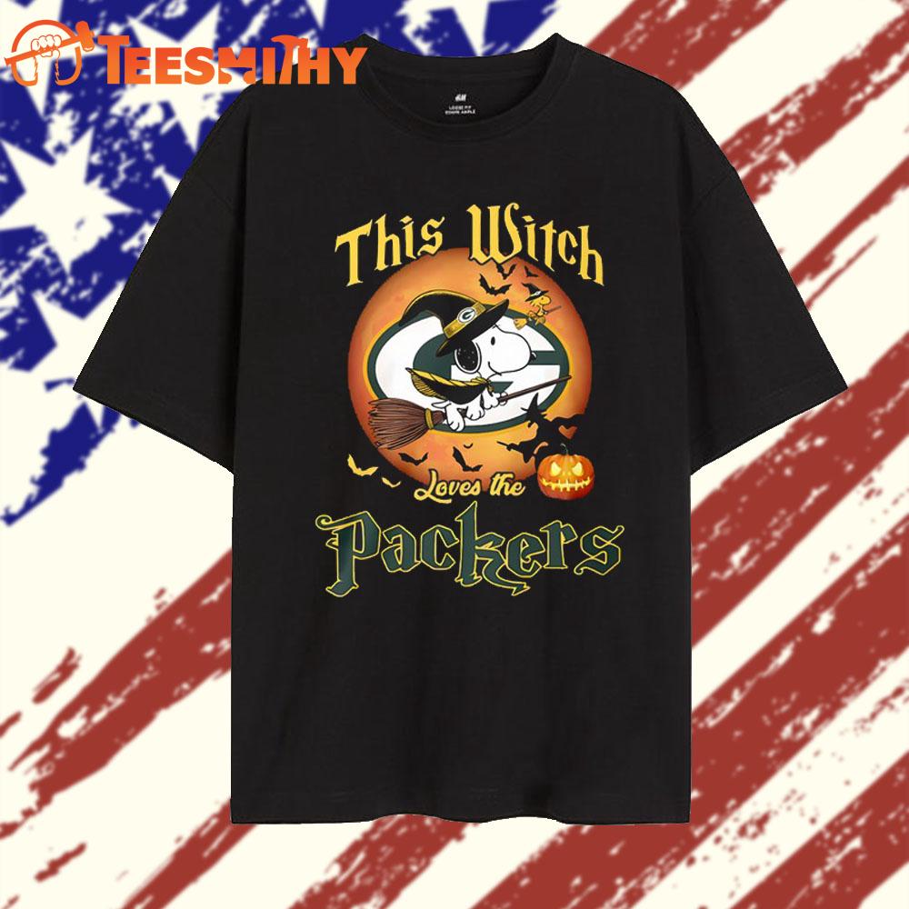 This Witch Halloween Love The Green Bay Packers 2025 NFL T Shirt