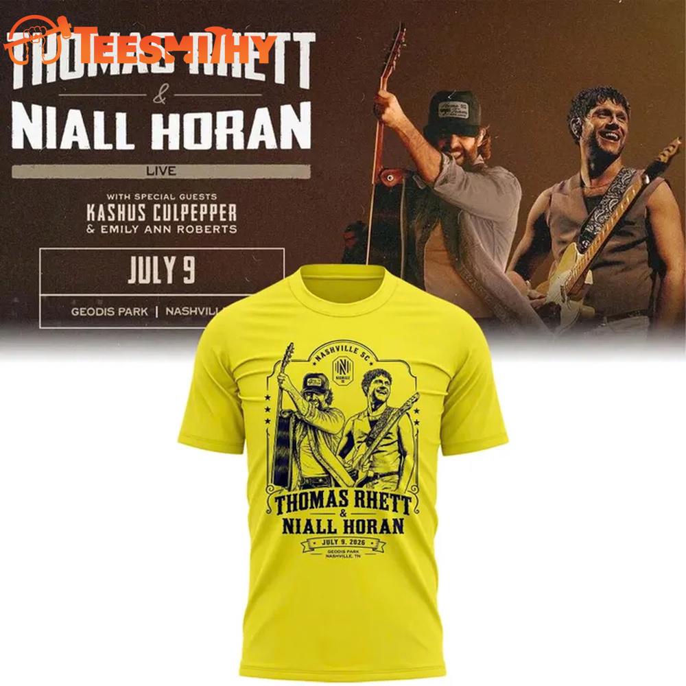 Thomas Rhett & Niall Horan x Nashville SC 2026 T Shirt