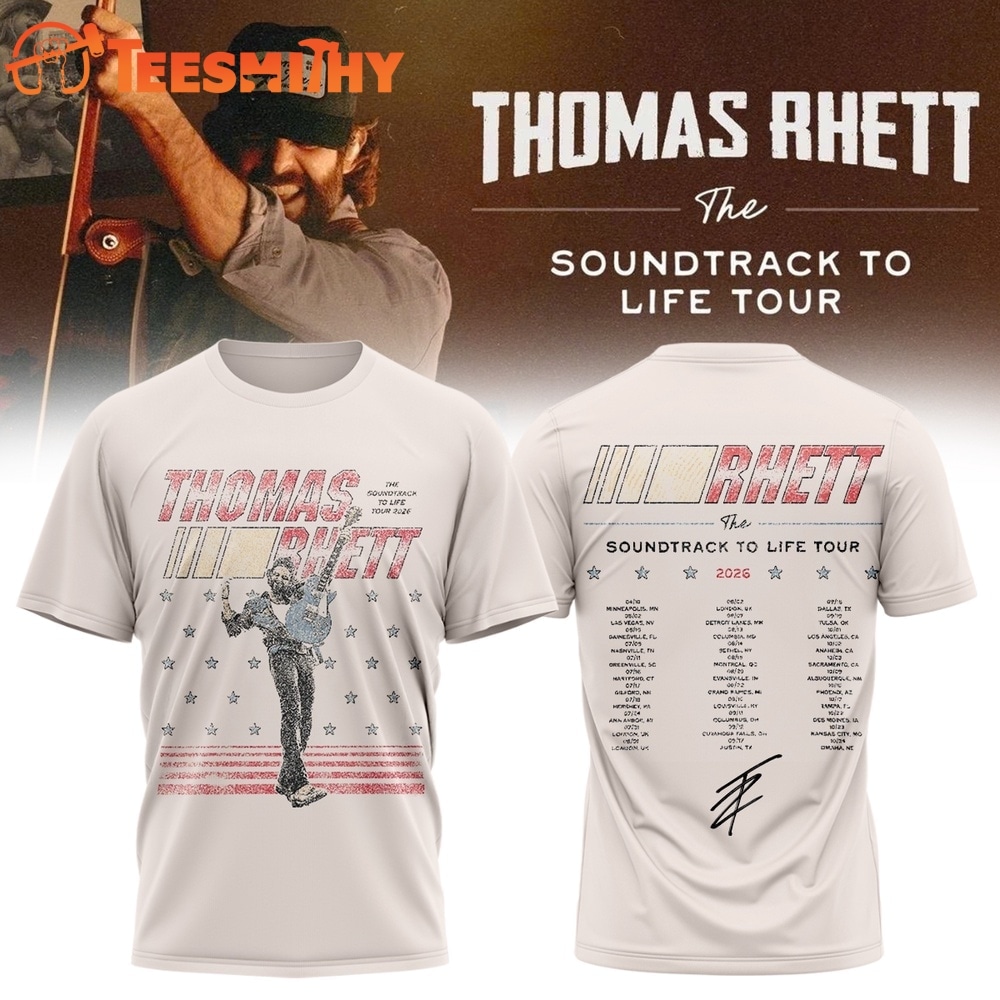 Thomas Rhett The Soundtrack to Life Tour 2026 New Design T Shirt