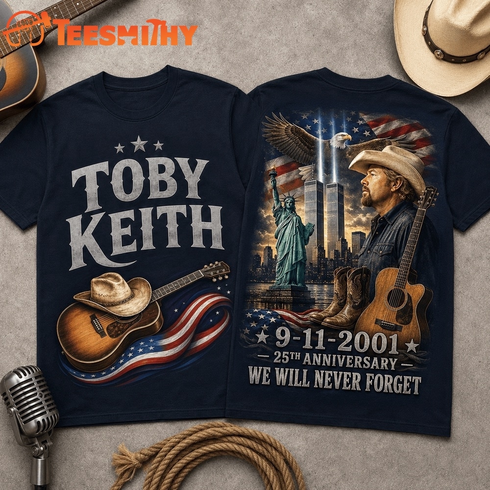 Toby Keith 9 11 Memorial 25th Anniversary 3D Shirt