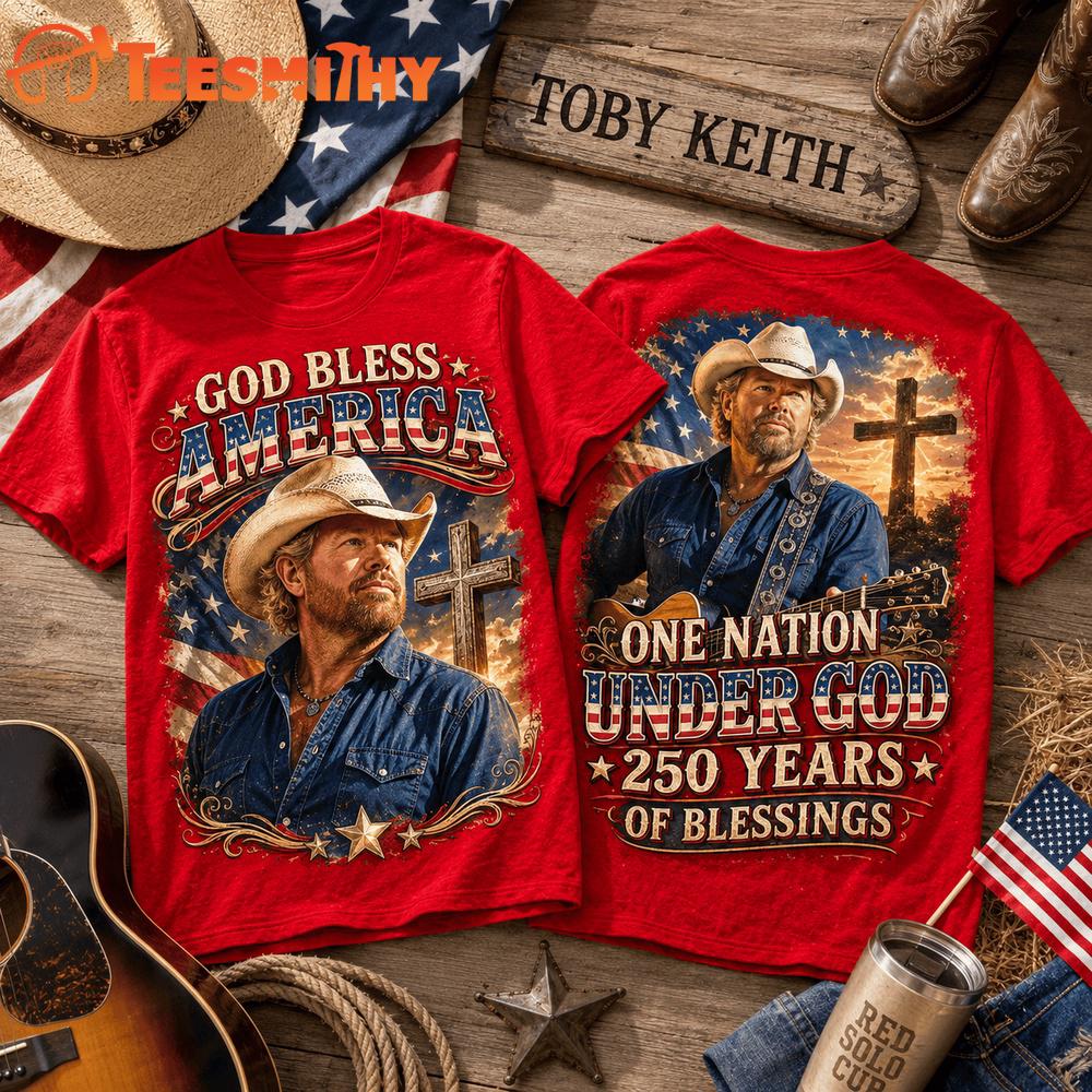 Toby Keith God Bless America 3D T Shirt