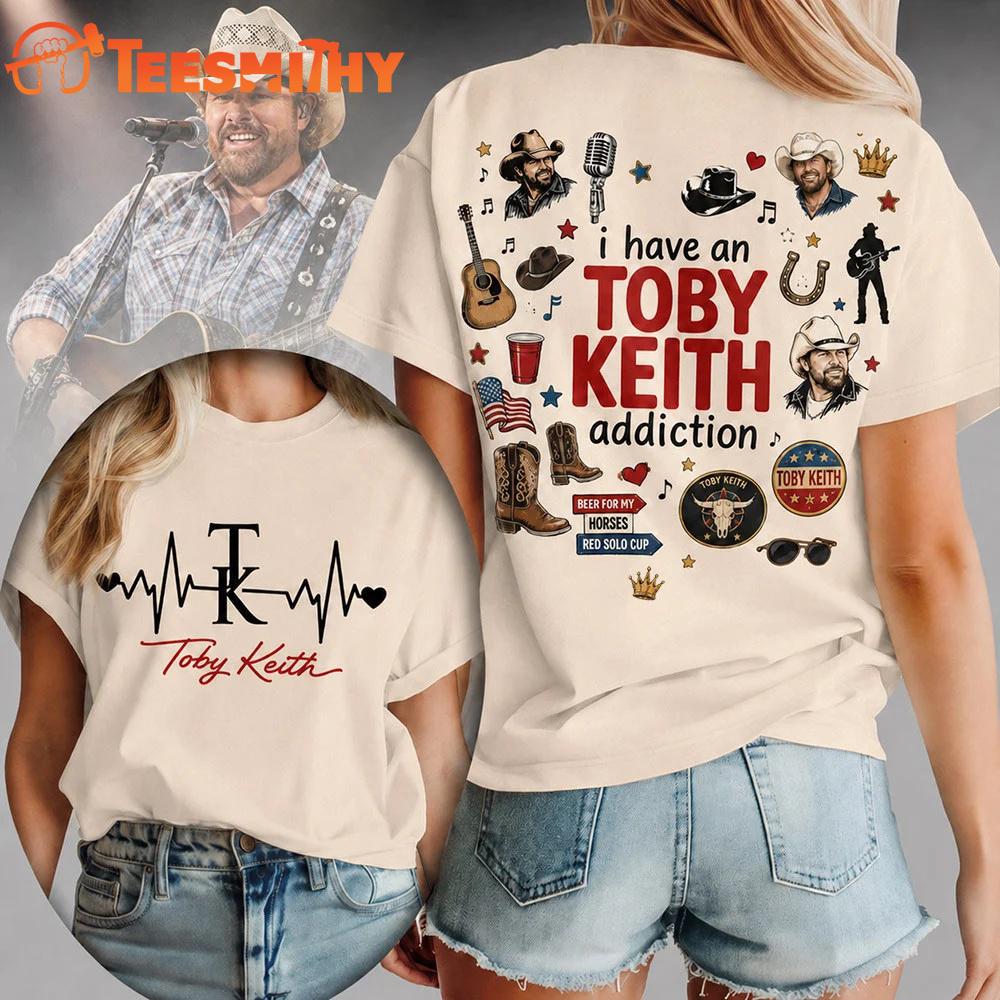 Toby Keith Heartbeat Lover Unisex 3D Shirt