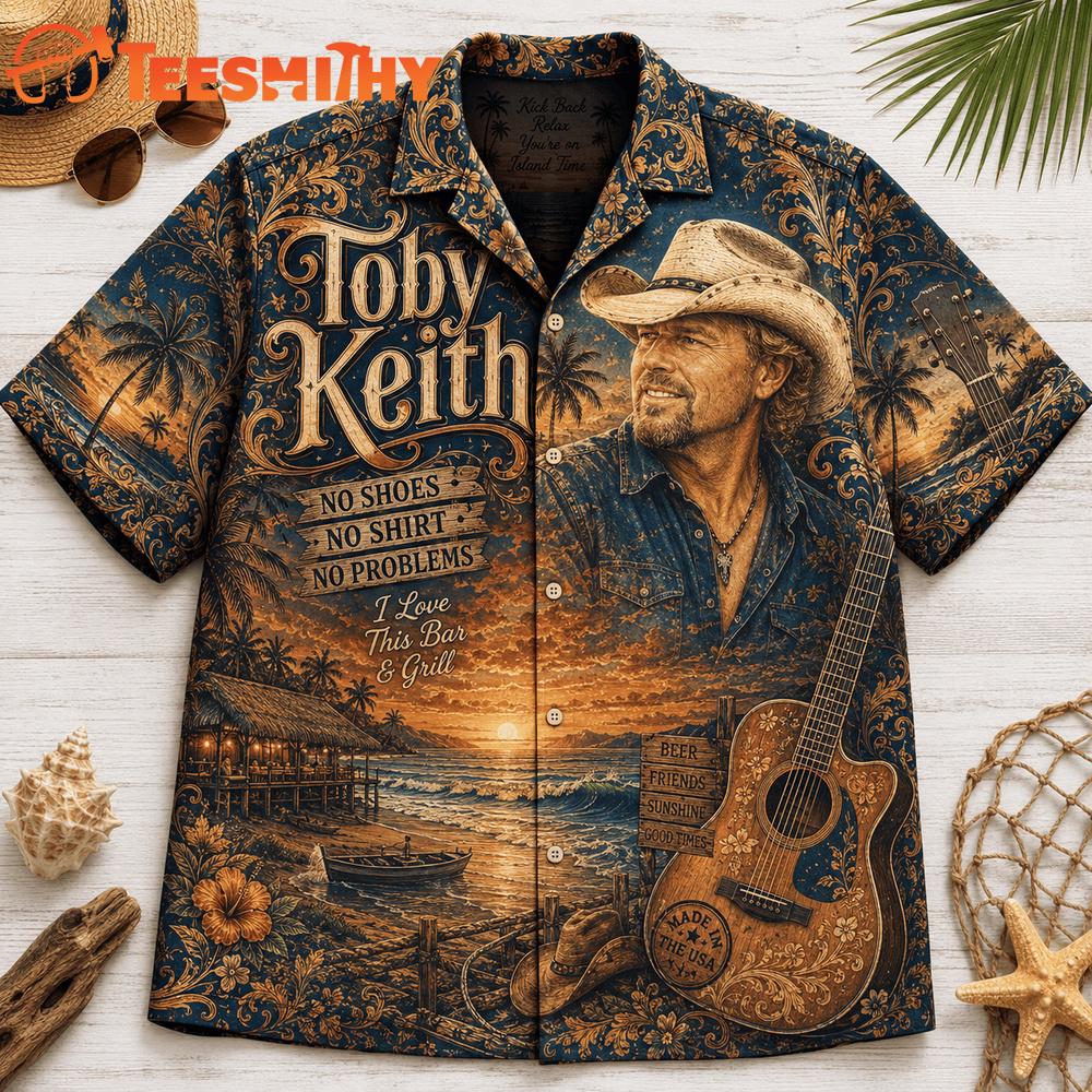 Toby Keith Music Graphic 2026 Summer Hawaiian Shirt