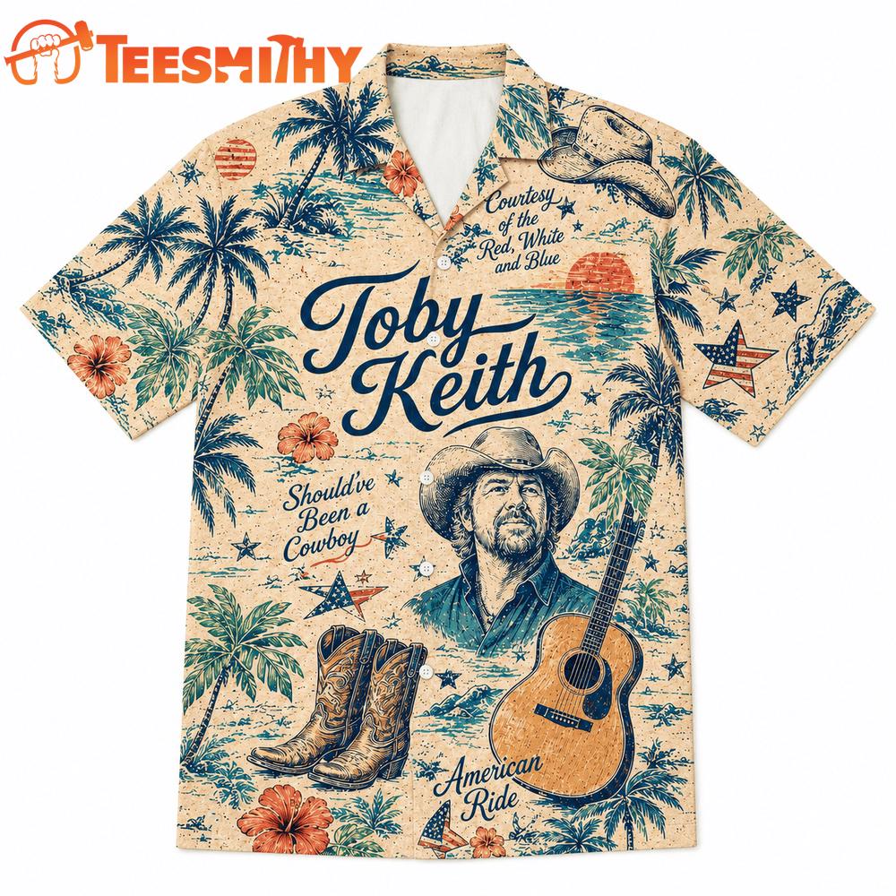 Toby Keith Tropical Summer Vibes Hawaiian Shirt