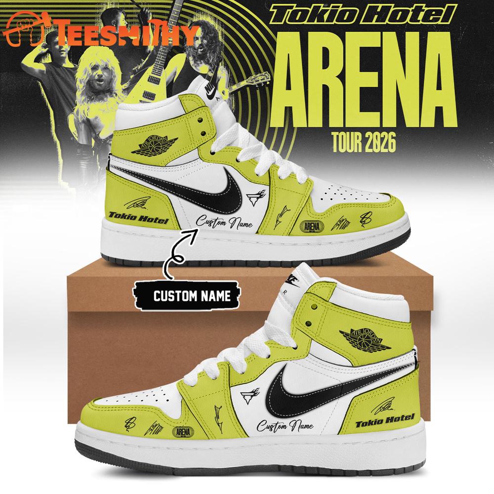 Tokio Hotel ARENA TOUR 2026 Limited Edition Signature Air Jordan 1 Hightop Shoes