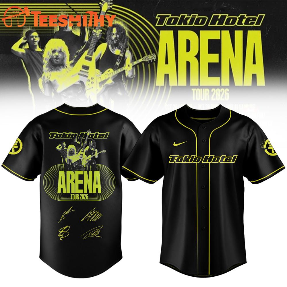 Tokio Hotel ARENA TOUR 2026 Signature Baseball Jersey
