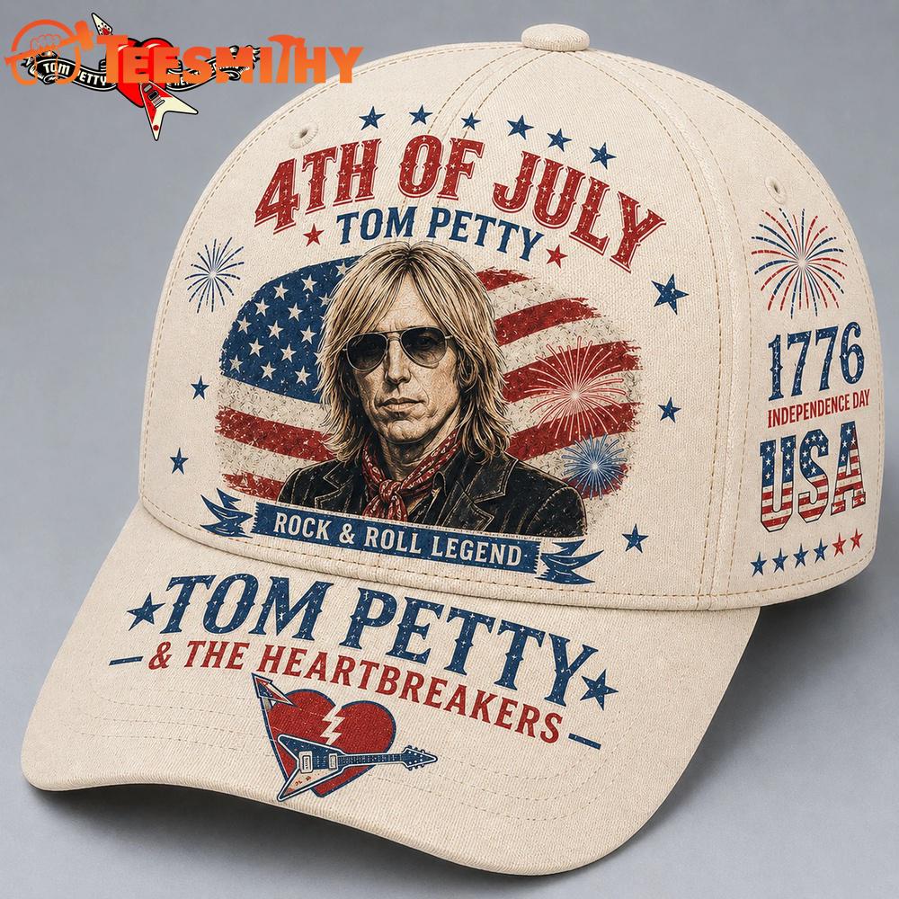 Tom Petty 4th of July American Legend Baseball Cap