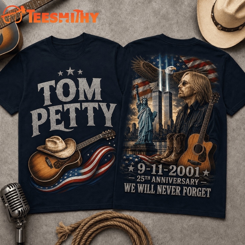 Tom Petty 911 Memorial 25th Anniversary 3D Shirt