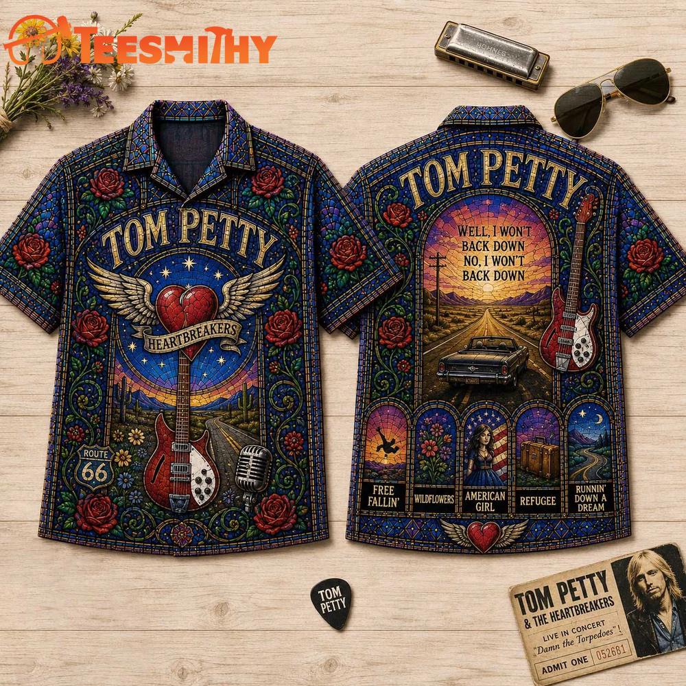 Tom Petty Vintage Music Summer Hawaiian Shirt