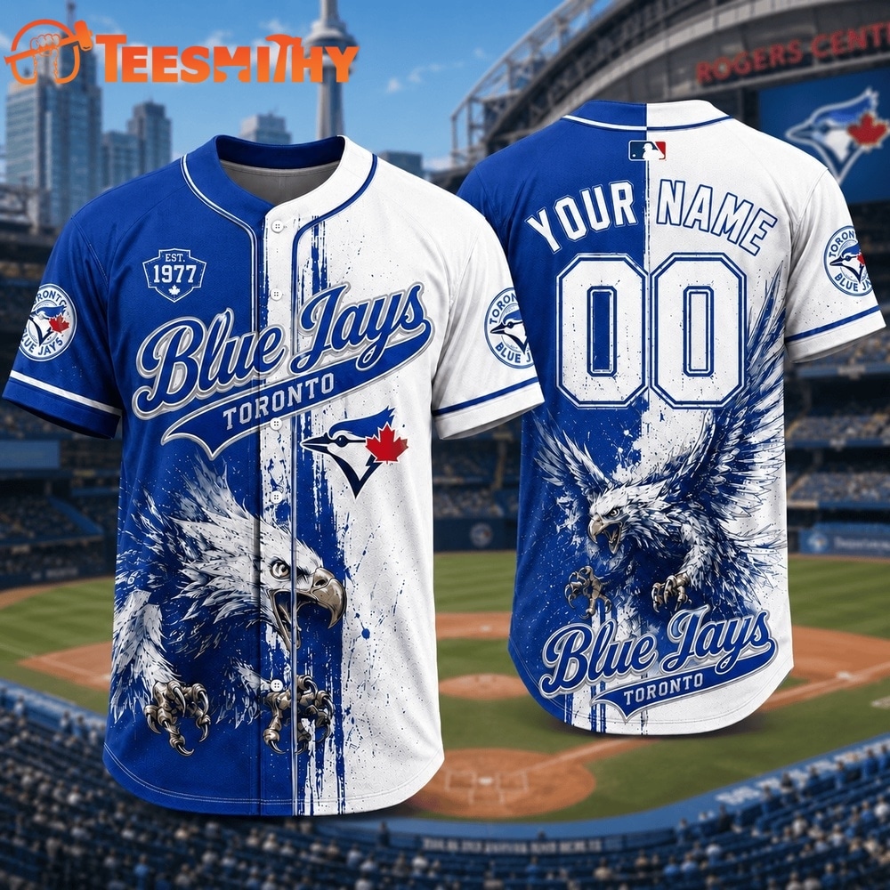 Toronto Blue Jays 2026 MLB Eagle America Personalized Baseball Jersey
