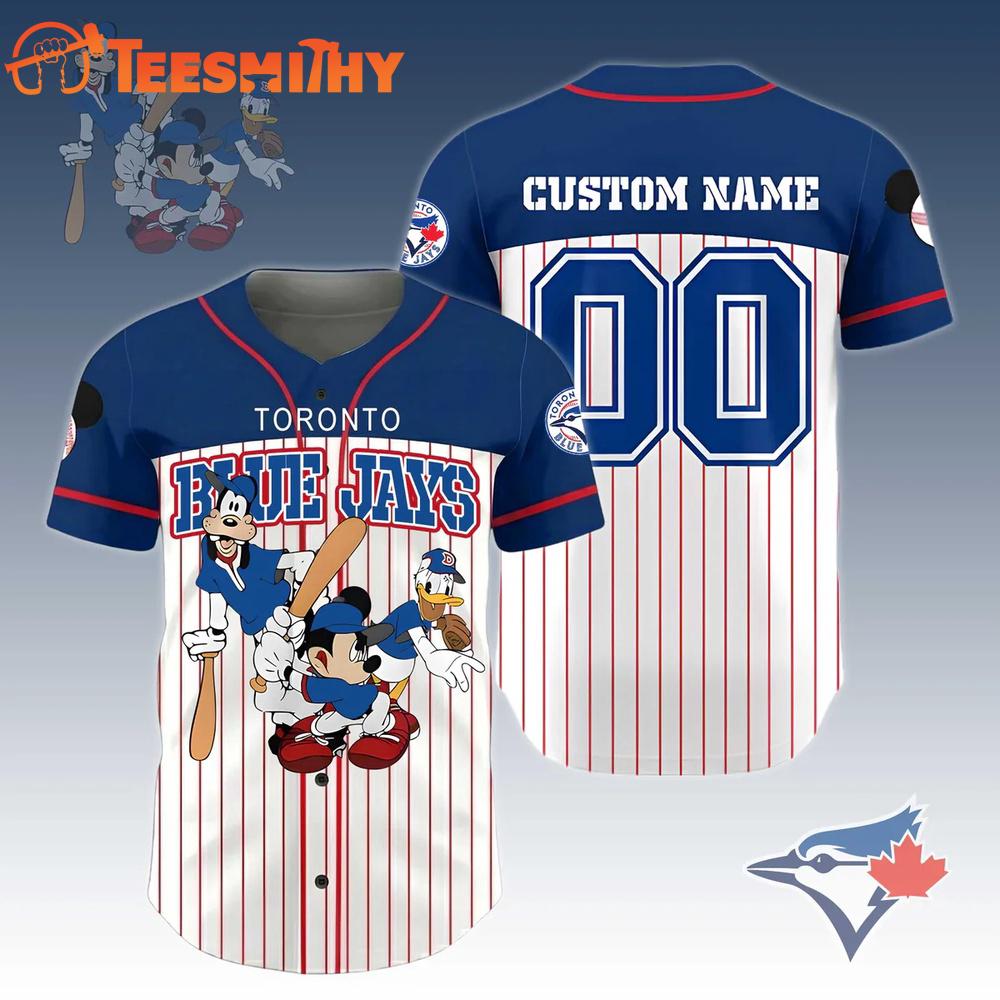 Toronto Blue Jays Cartoon Mickey Mouse 2026 Baseball Jersey