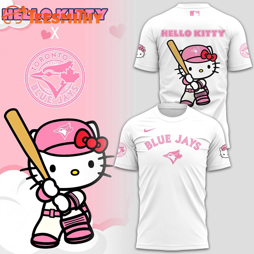 Toronto Blue Jays x Hello Kitty 2025 3D Shirt