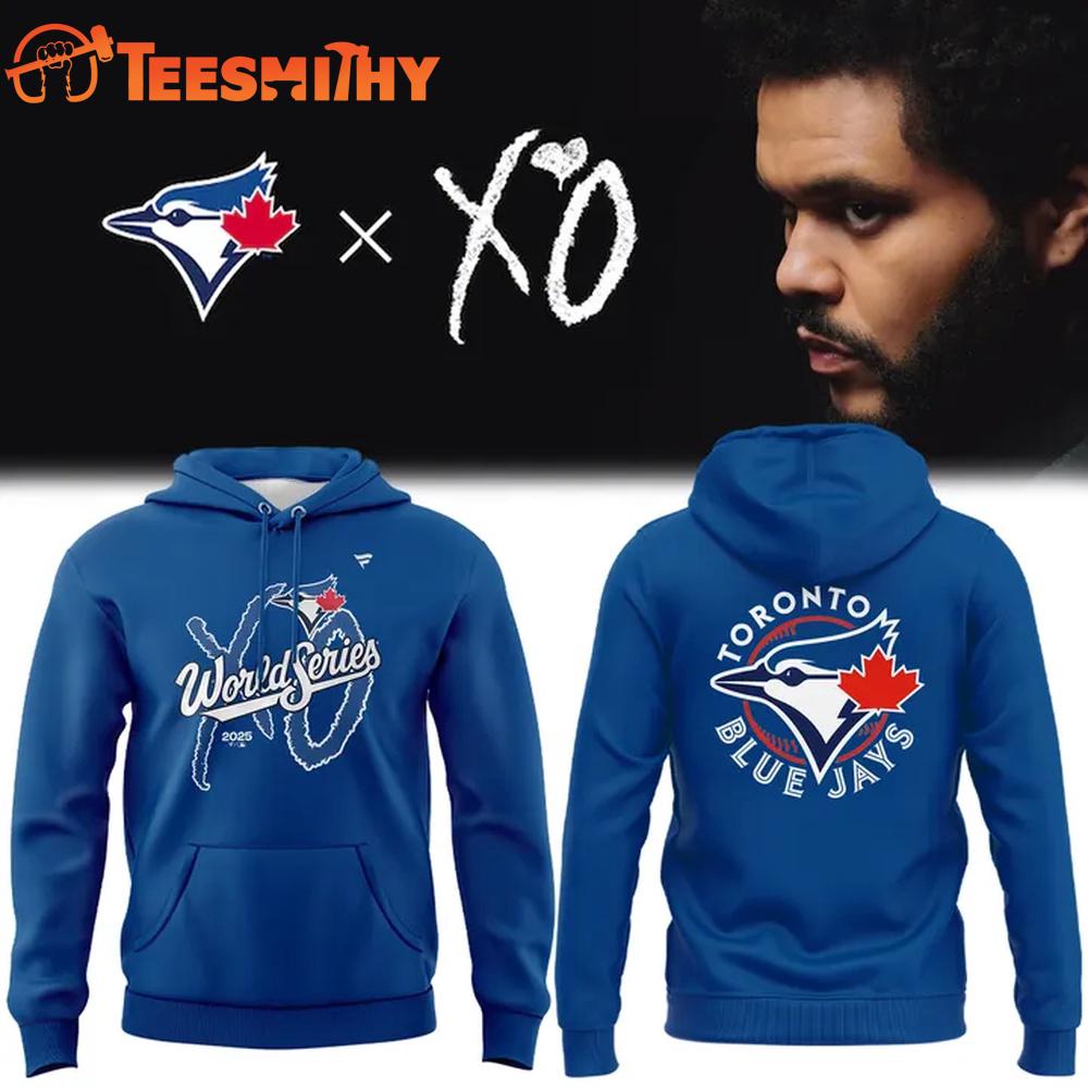 Toronto Blue Jays x The Weeknd Hoodie Shirt Toronto Blue Jays x The Weeknd Hoodie Shirt