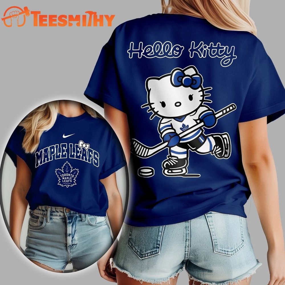 Toronto Maple Leafs NHL x Hello Kitty Unisex 3D Shirt
