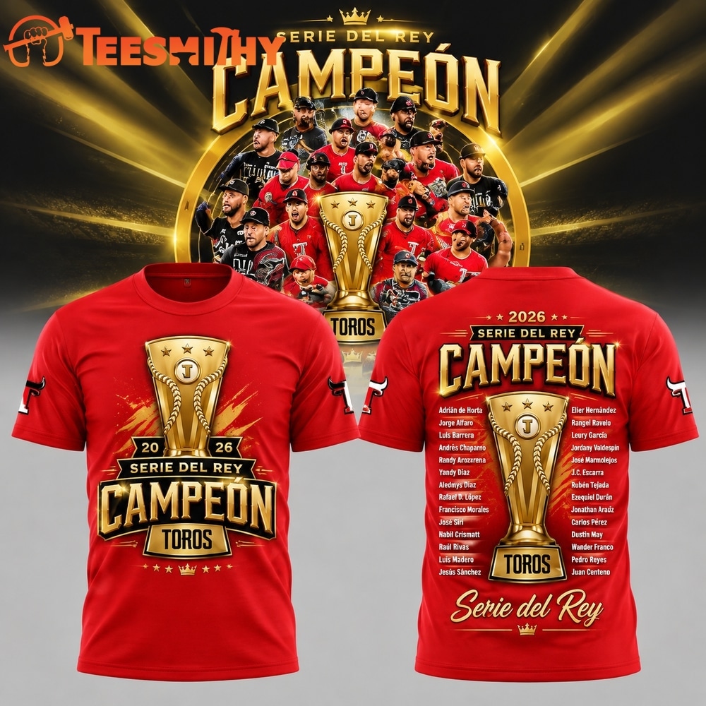 Toros de Tijuana EL GRITO DE CAMPEON RETUMBA EN LA FRONTERA 2026 Red T Shirt