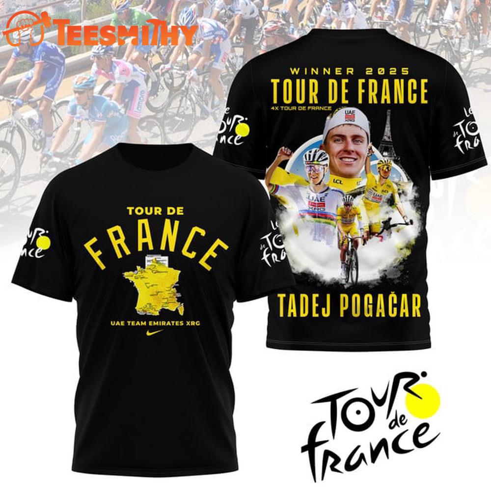 Tour de France 2025 Winner Limited Edition T Shirt