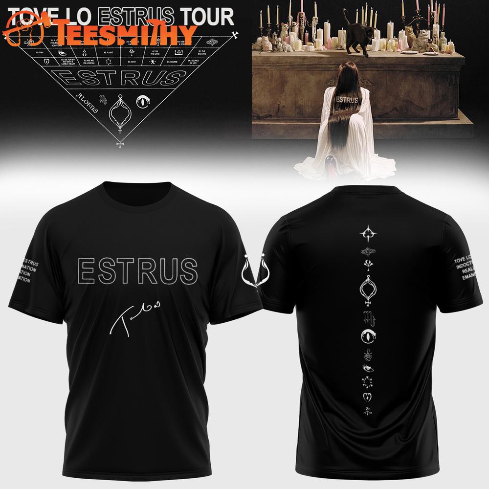 Tove Lo ESTRUS Album Music Signature 2026 T Shirt