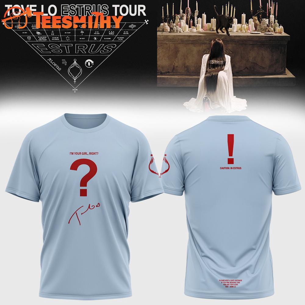 Tove Lo ESTRUS Limited Edition Signature 2026 T Shirt