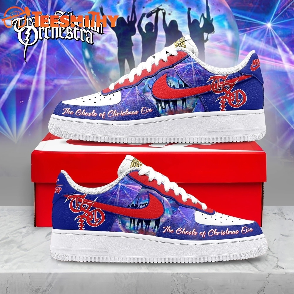 Trans Siberian Orchestra The Ghosts Of Christmas Eve Festive Rock Band Graphic Air Force 1 Shoes