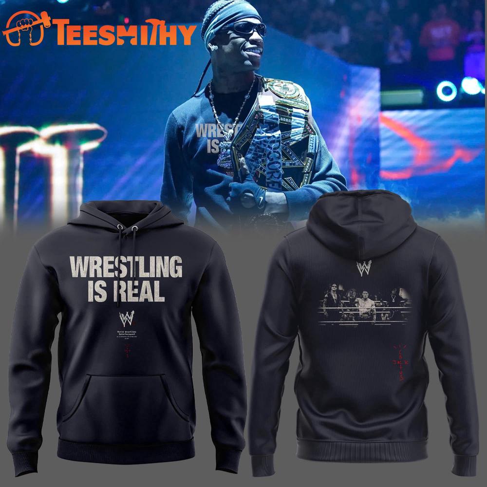 Travis Scott WRESTLING IS REAL Hoodie Shirt