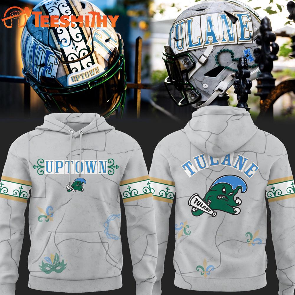 Tulane Green Wave Football 2025 City Edition New Hoodie Tulane Green Wave Football 2025 City Edition New Hoodie