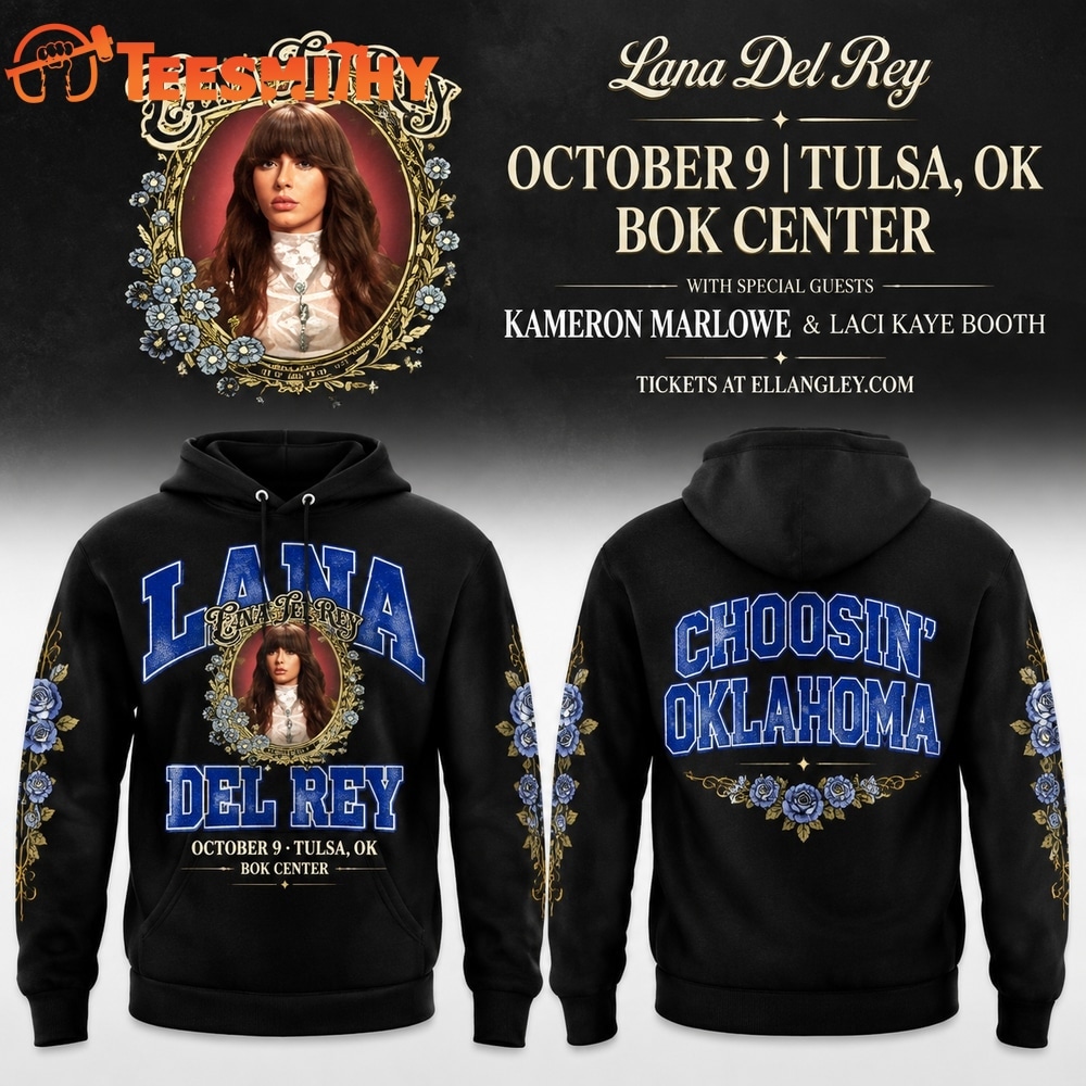 Tulsa Golden Hurricane x Ella Langley Choosin Oklahoma The Dandelion Tour 2026 New Design Hoodie