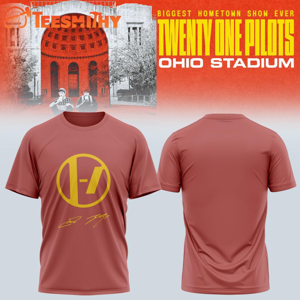 Twenty One Pilots 2026 Shows Signature Limited Edition 3D Shirt