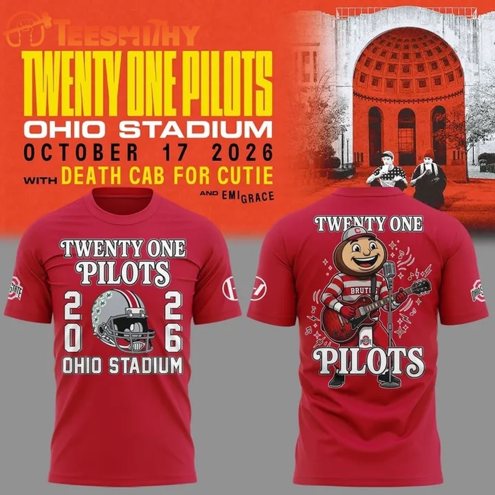 Twenty One Pilots x Ohio State Buckeyes Football 2026 T Shirt