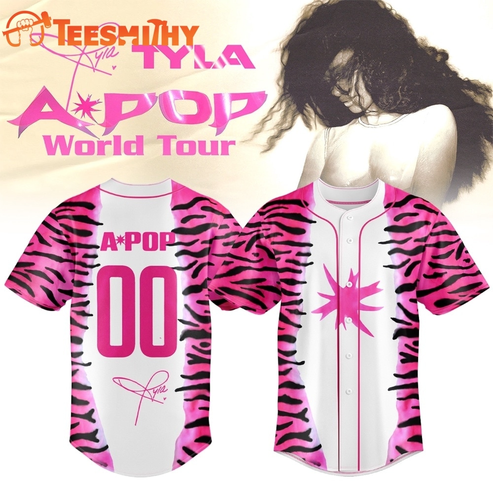 Tyla A POP World Tour Limited Edition Signature Custom Number Baseball Jersey