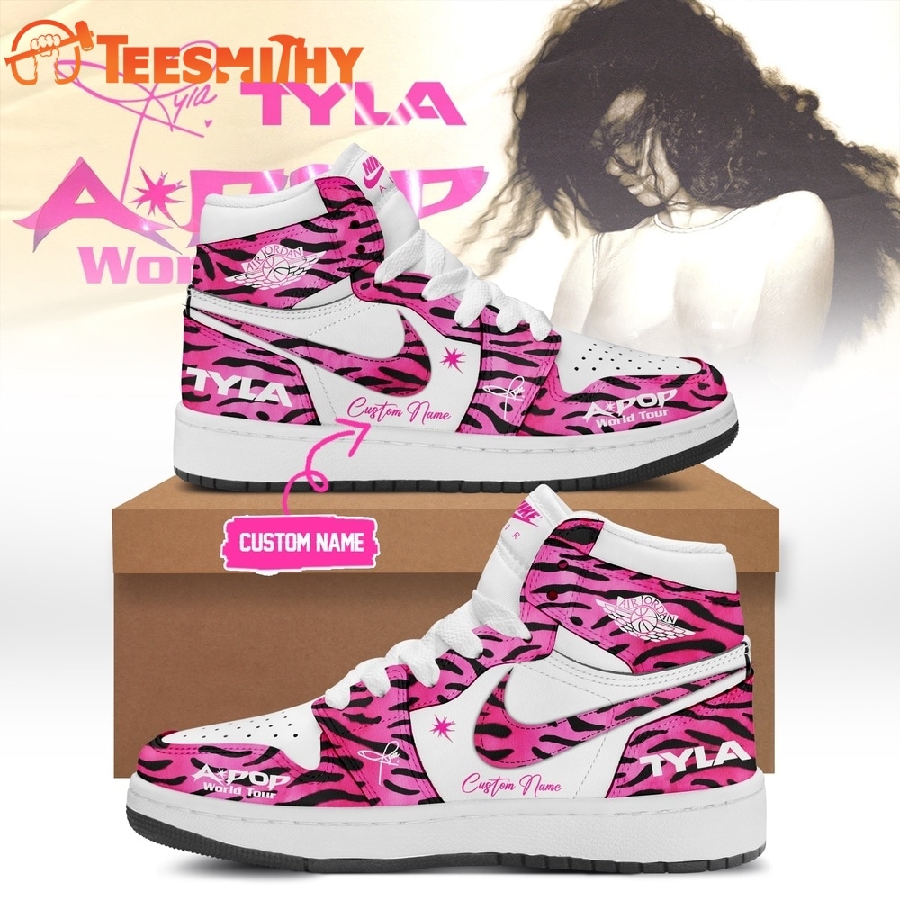 Tyla A POP World Tour Signature 2026 Air Jordan 1 Hightop Shoes