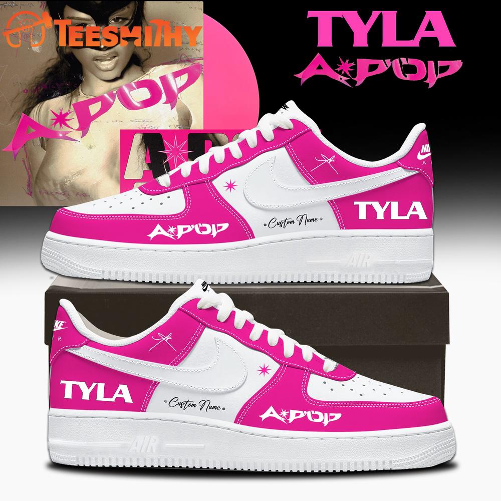 TYLA A-POP Album 2026 Signature Pink Air Force 1 Shoes Sneaker