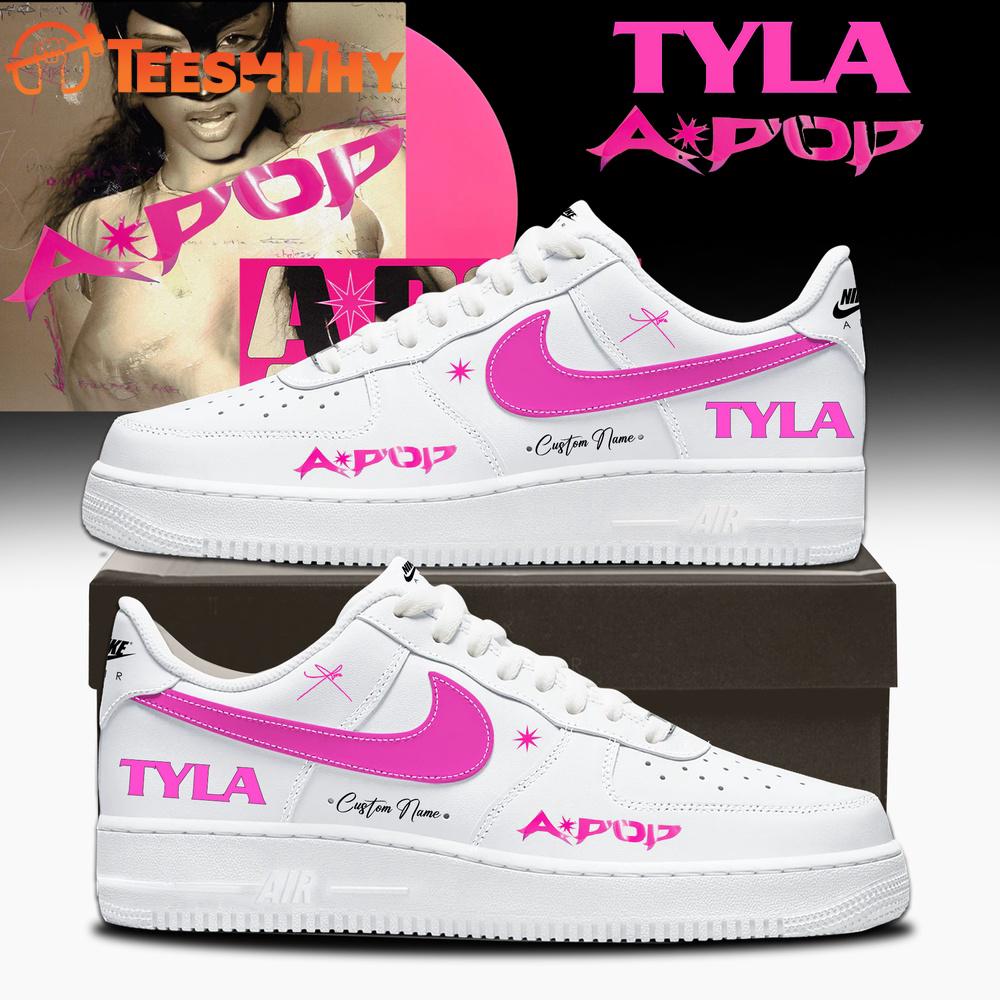 TYLA A-POP Album 2026 Signature White Air Force 1 Shoes Sneaker