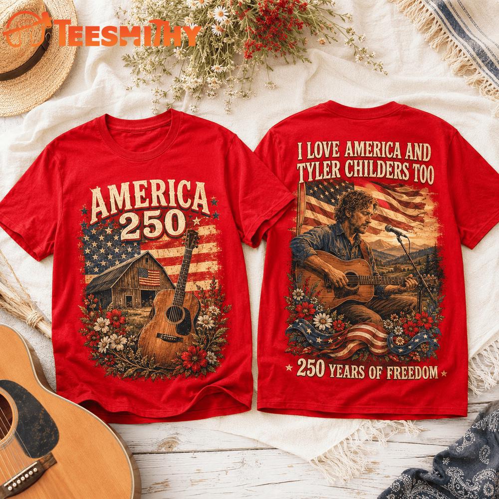 Tyler Childers America 250 Years Of Freedom 3D Shirt