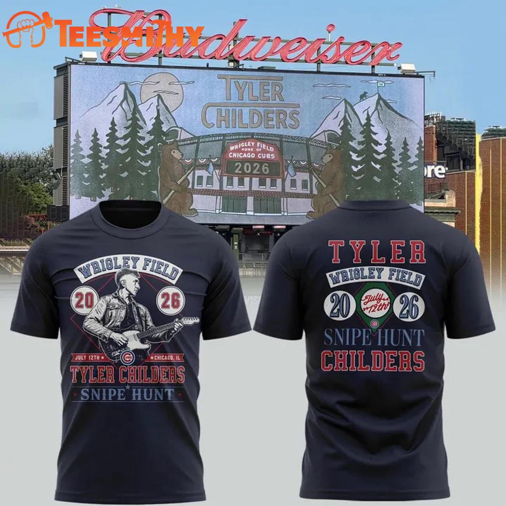 Tyler Childers at Wrigley Field Chicago Cubs 2026 T-Shirt