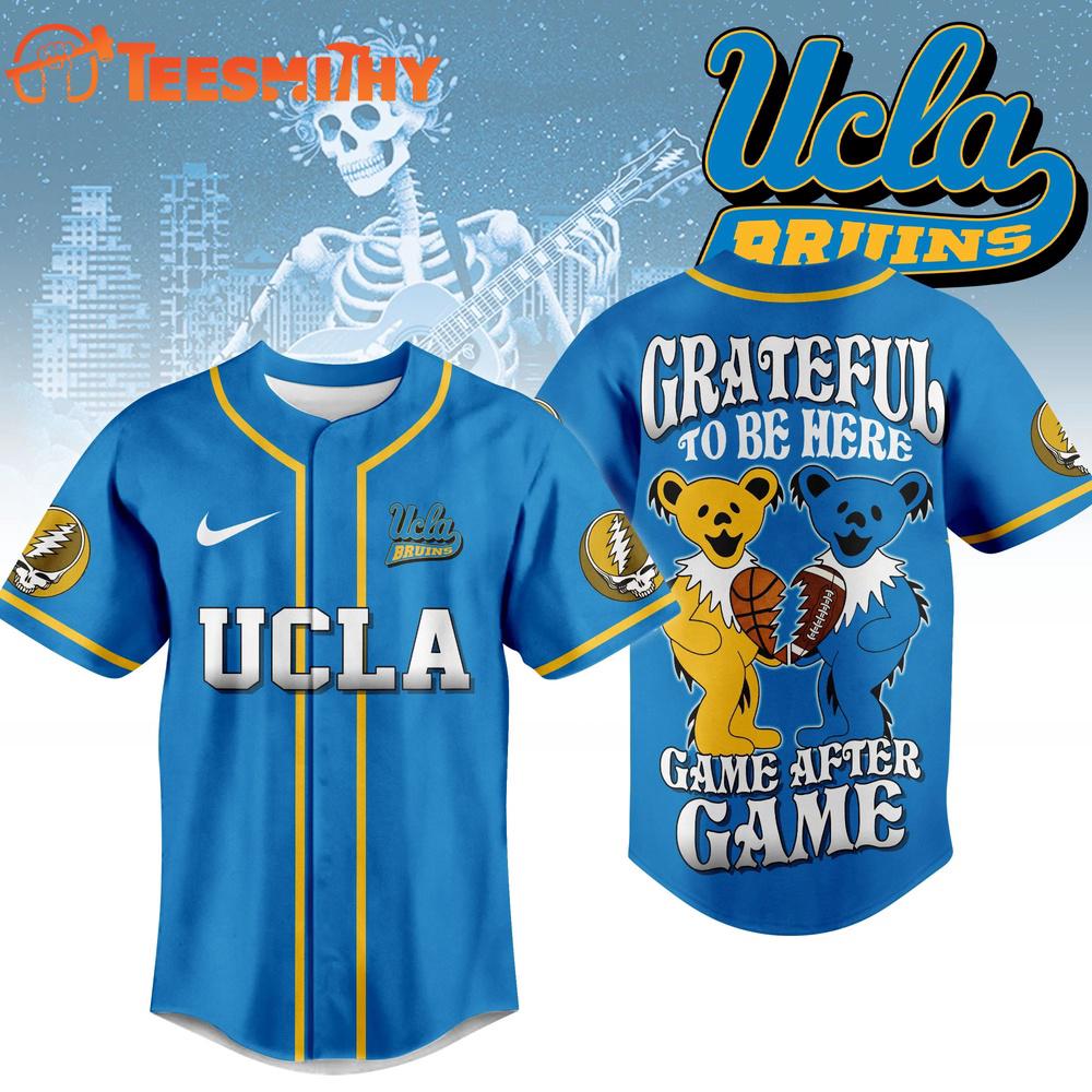 UCLA Bruins NCAA College Grateful Dead Sports Baseball Jersey