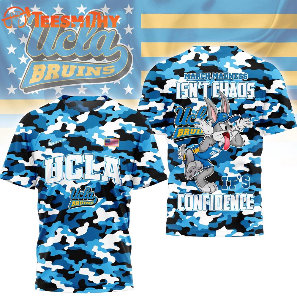 UCLA Bruins NCAA x Bugs Bunny Call It Confidence 3D T Shirt