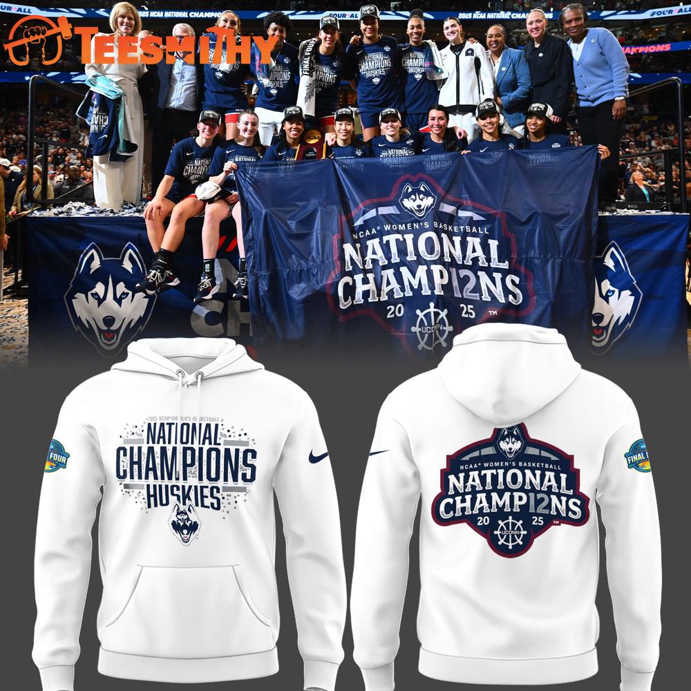 UConn Huskies Women’s Basketball 12th National Champions Logo Hoodie Shirt