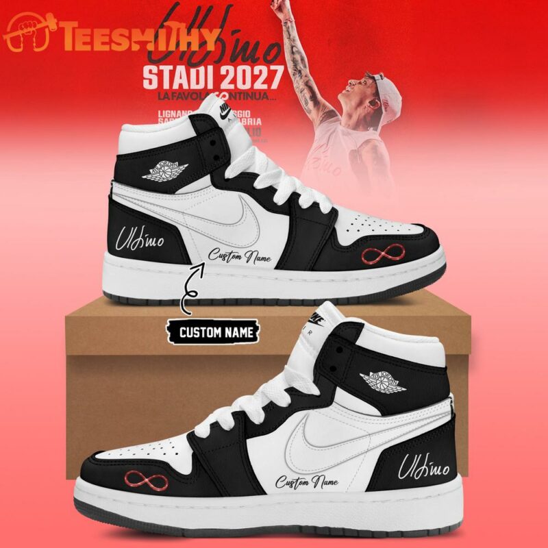 Ultimo Stadi 2027 La Favola Continua Black Air Jordan 1 Hightop Shoes