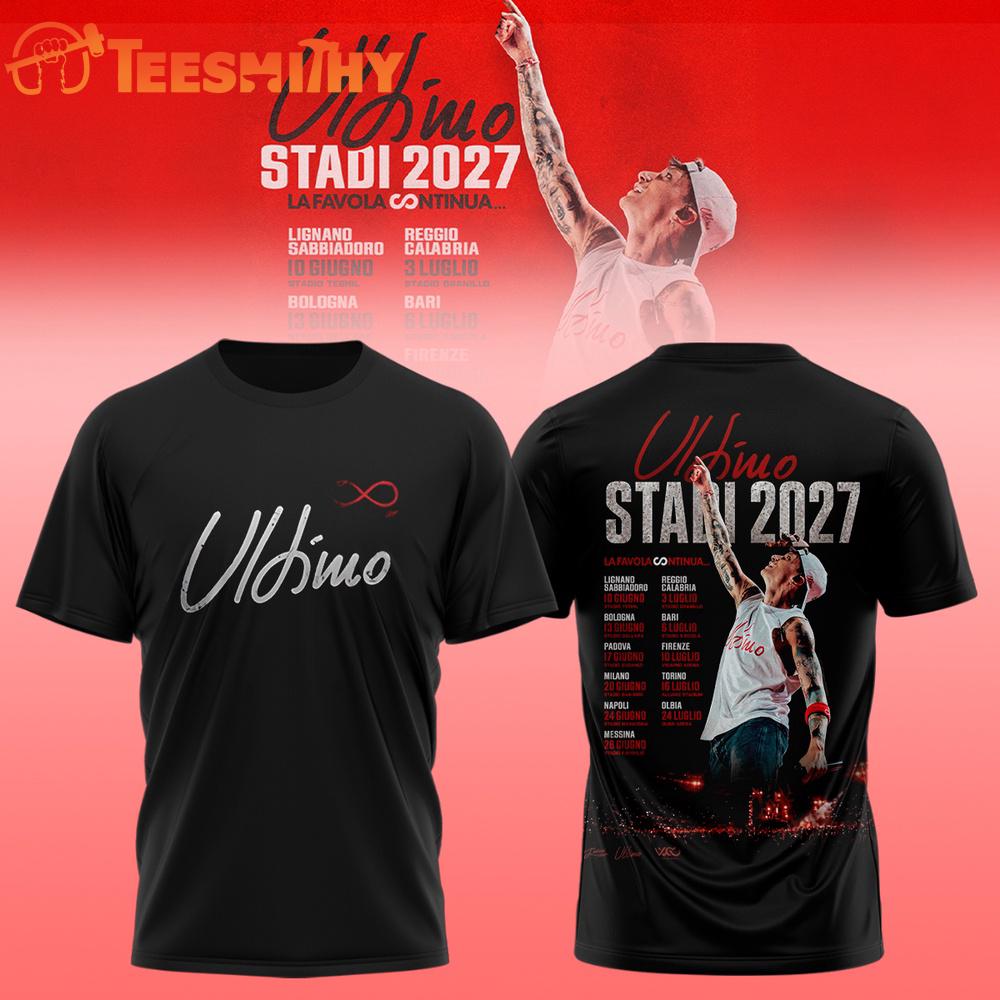 Ultimo Stadi 2027 La Favola Continua Black T Shirt