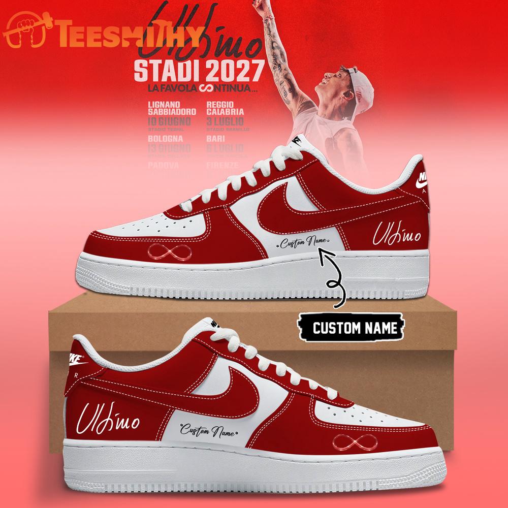 Ultimo Stadi 2027 La Favola Continua Red Air Force 1 Shoes Sneakers