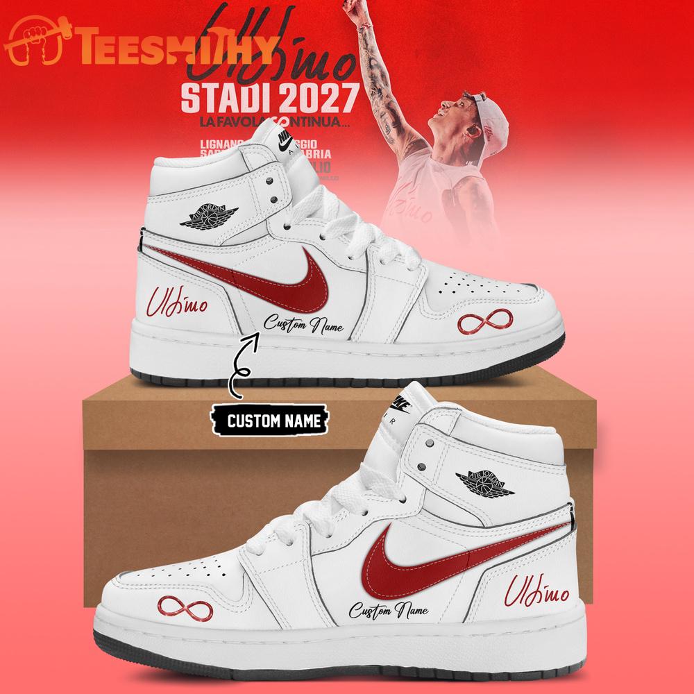 Ultimo Stadi 2027 La Favola Continua White Air Jordan 1 Hightop Shoes