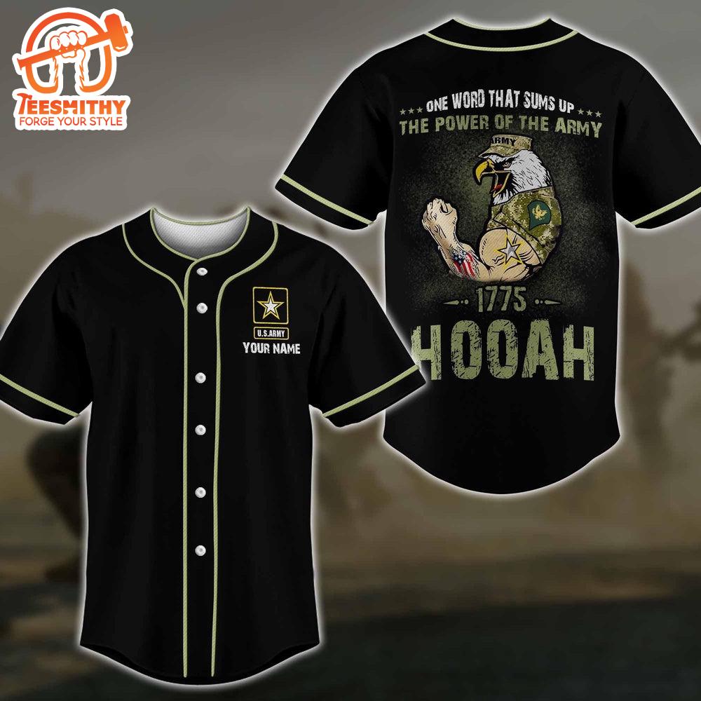 US Army Military Baseball Shirt, Custom Shirt, Military Gifts