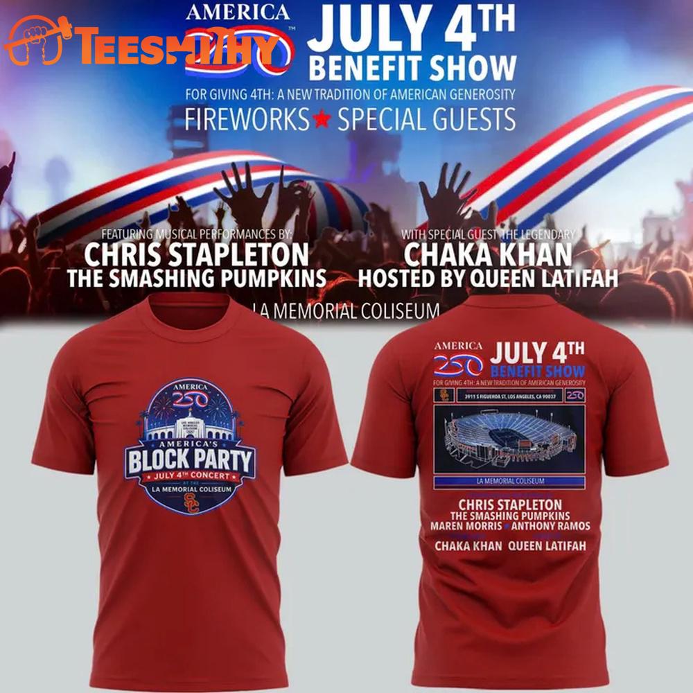 USC Trojans x America250 July 4th Benefit Show 2026 T-Shirt